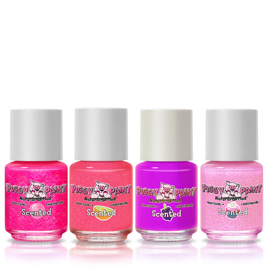 Piggy Paint Nail Polish Set - Scented Lucky Lollipop 4 Polish - Gift Set - Nail Lacquer at Beyond Polish