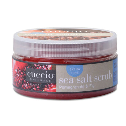 Cuccio - Extra Fine Sea Salt Scrub - Pomegranate & Fig 8 oz - Body & Skin at Beyond Polish