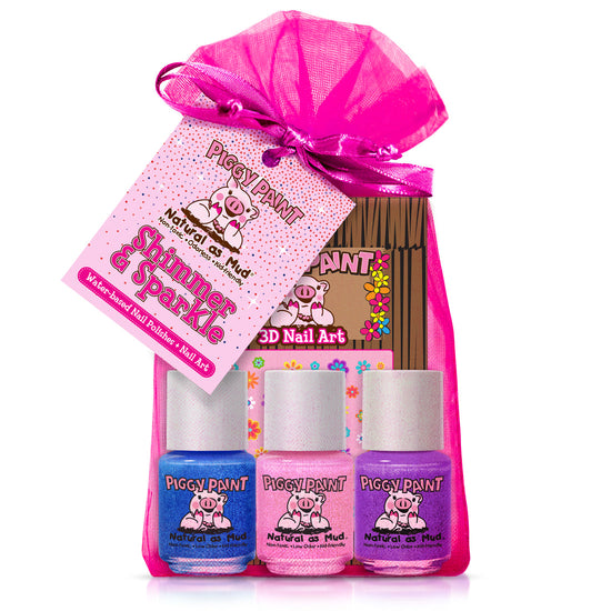 Piggy Paint Nail Polish Set - Shimmer & Sparkle Gift Set - Nail Lacquer at Beyond Polish