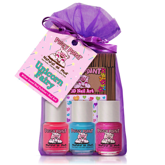 Piggy Paint Nail Polish Set - Unicorn Fairy Gift Set - Nail Lacquer at Beyond Polish