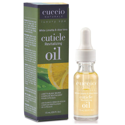 Cuccio - Revitalizing Cutcile Oil - White Limetta & Aloe Vera 0.5 oz - Nail Treatment at Beyond Polish